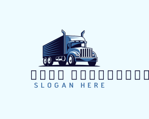 Trucking Cargo Transport logo design