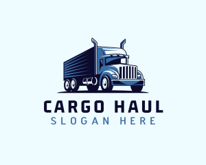 Trucking Cargo Transport logo design