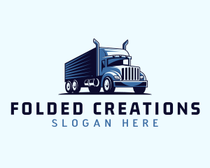 Trucking Cargo Transport logo design