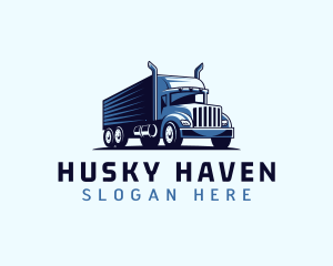 Trucking Cargo Transport logo design