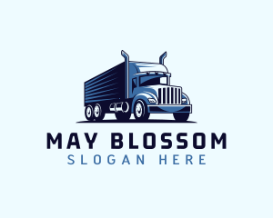 Trucking Cargo Transport logo design