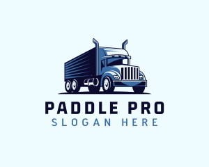 Trucking Cargo Transport logo design