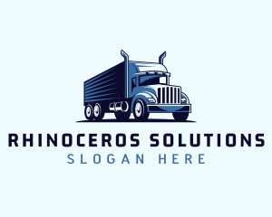 Trucking Cargo Transport logo design