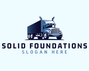 Freight - Trucking Cargo Transport logo design