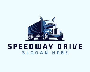 Driver - Trucking Cargo Transport logo design