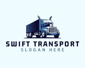 Transportation - Trucking Cargo Transport logo design