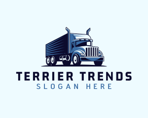 Trucking Cargo Transport logo design