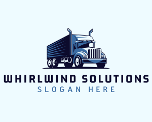 Trucking Cargo Transport logo design