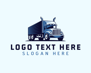 Transportation - Trucking Cargo Transport logo design