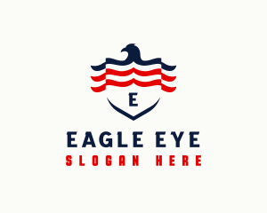 USA Eagle Wings logo design