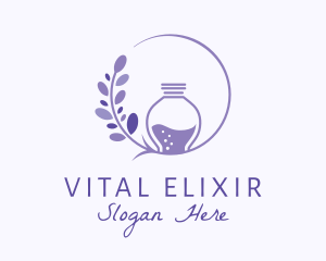 Elixir - Lavender Potion Fragrance logo design