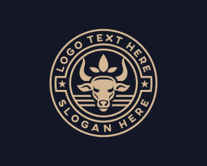 Saloon - Bull Rodeo Bullfighter logo design