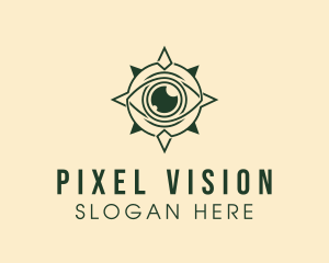 Eye Lens Navigator logo design