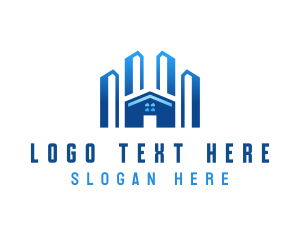 Premium - Real Estate Building Contractor logo design