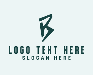 Technician - Industrial Company Letter B logo design