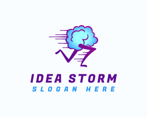 Brain Cloud Run logo design