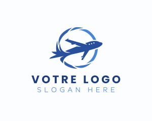 Aircraft - Plane Pilot Aviation logo design