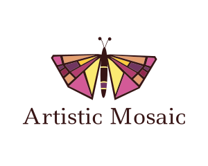 Mosaic - Butterfly Garden Mosaic logo design