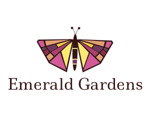 Butterfly Garden Mosaic logo design