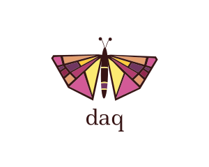 Fly - Butterfly Garden Mosaic logo design