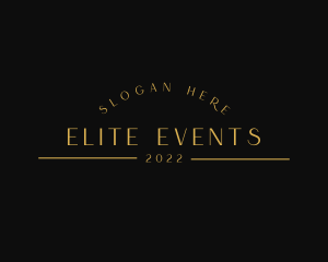 Luxury Event Company  logo design