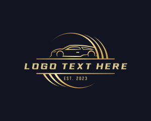 Emblem - Sports Car Race Detailing logo design
