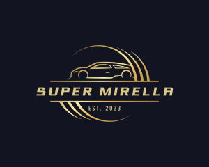 Sports Car Race Detailing logo design