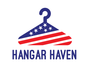 Hanger - American Laundry Hanger logo design