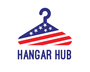 Hanger - American Laundry Hanger logo design