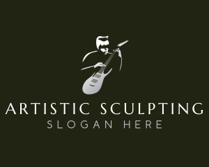 Guitar Instrument Musician  logo design