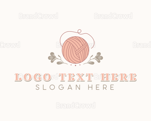 Handmade Knitting Crochet Logo