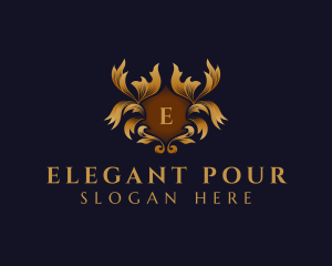 Luxury Royalty Decorative logo design