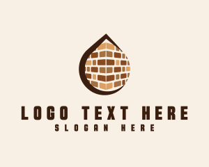 Wall - Construction Brick Wall logo design