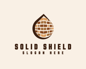 Wall - Construction Brick Wall logo design