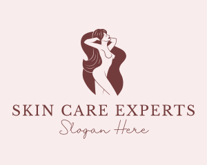 Nude Woman Spa logo design