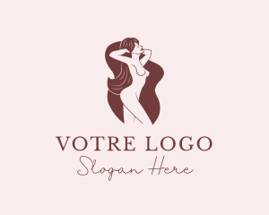 Nude - Nude Woman Spa logo design