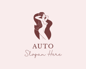 Woman - Nude Woman Spa logo design