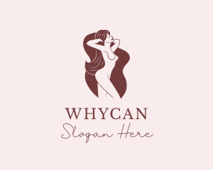 Dermatology - Nude Woman Spa logo design