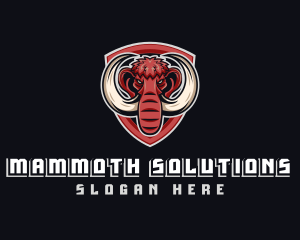 Mammoth - Mammoth Shield Gaming logo design