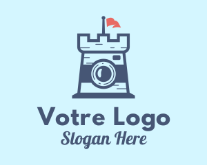 Image - Sand Castle Camera logo design