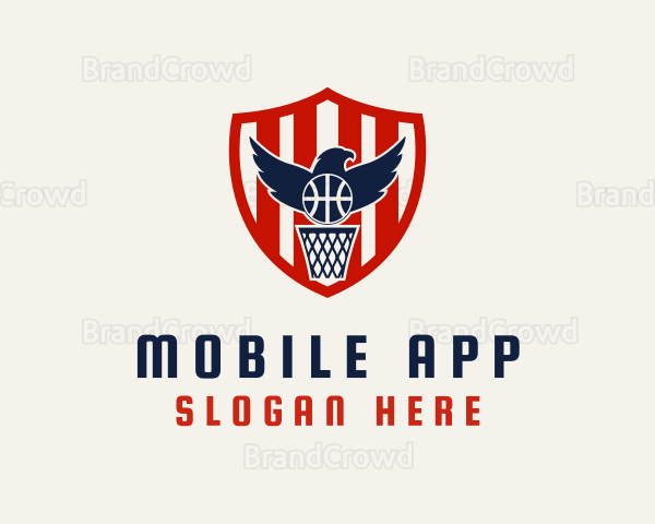 Eagle Basketball Hawk Logo