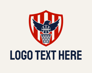 Eagle - Eagle Basketball Emblem logo design