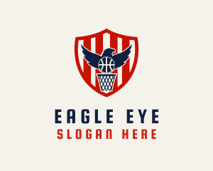 Eagle Basketball Hawk logo design