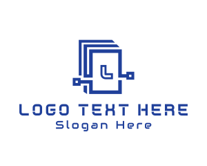 Software - Digital Document Software logo design