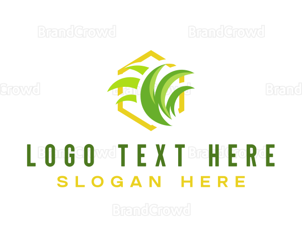 Lawn Garden Grass Logo