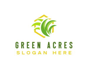 Grass - Lawn Garden Grass logo design