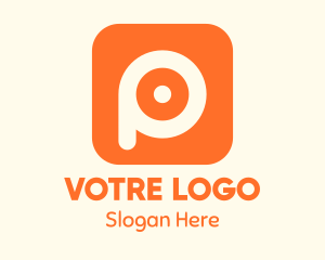Social - Orange Photo Editing App logo design