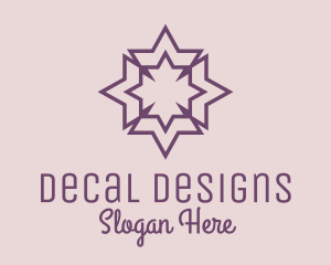 Geometric Decorative Star  logo design