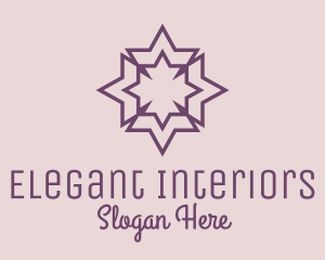 Geometric Decorative Star  logo design