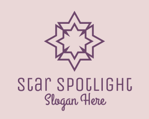 Geometric Decorative Star  logo design